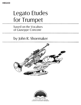 Book cover for Legato Etudes for Trumpet