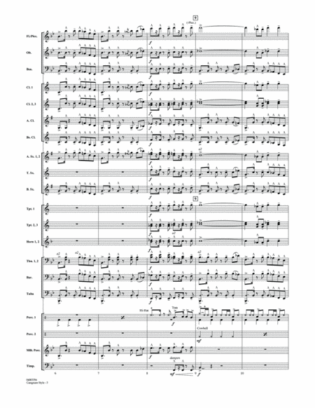 Gangnam Style - Conductor Score (Full Score)