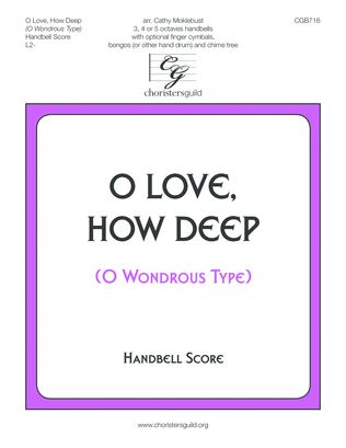Book cover for O Love, How Deep - Handbell Score