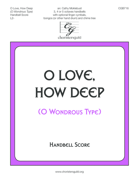 O Love, How Deep - Handbell Score image number null