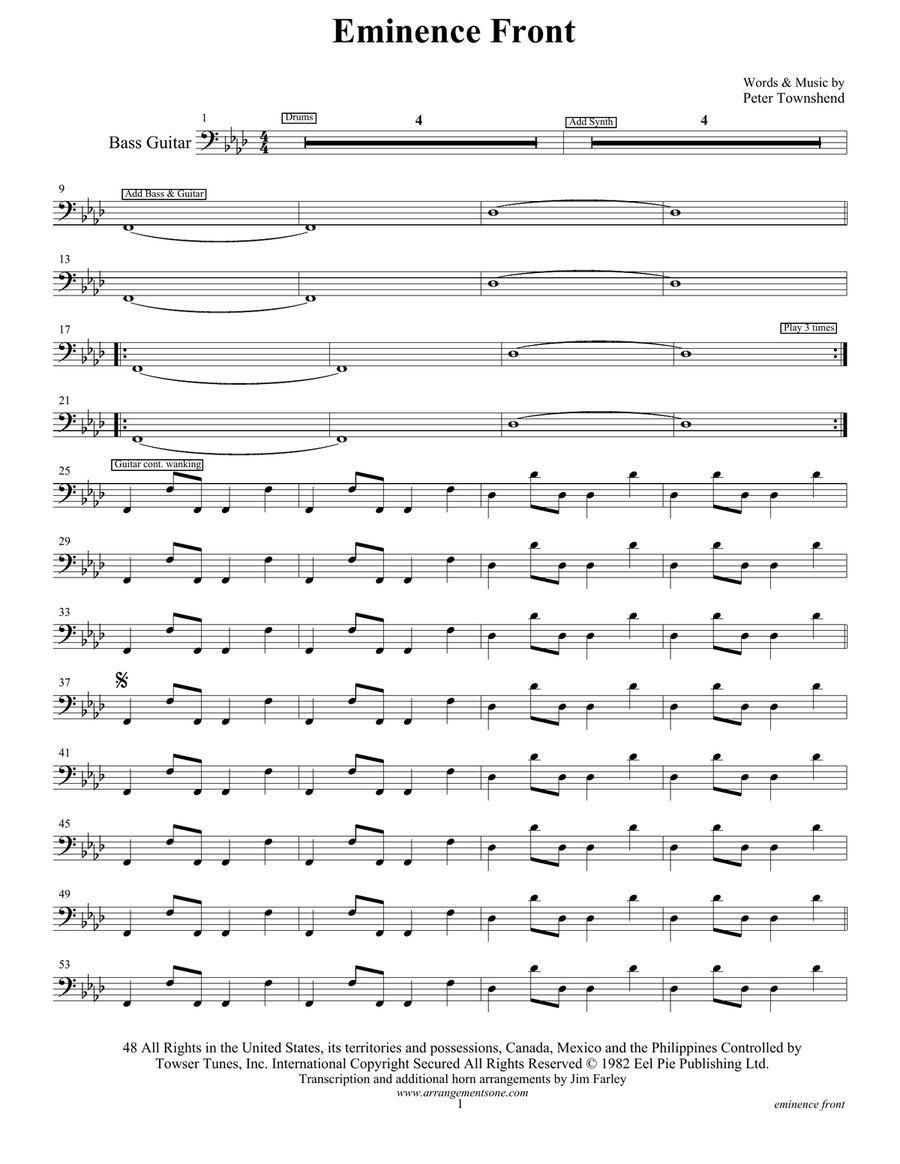 Eminence Front Large Ensemble scores gallery preview page 3