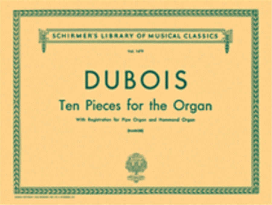 10 Pieces Organ Solo scores gallery preview page 1
