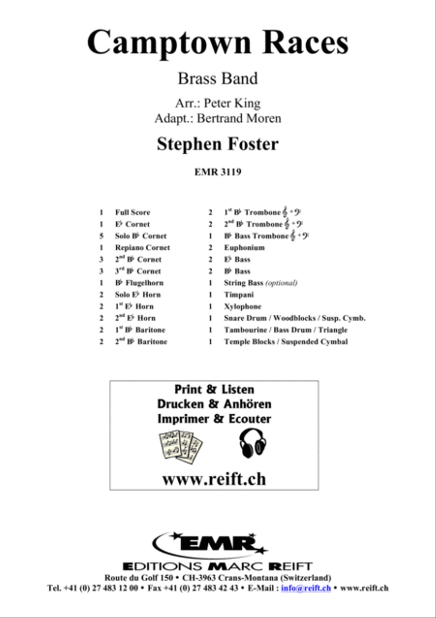 Camptown Races Camptown Races Brass Band scores gallery preview page 2