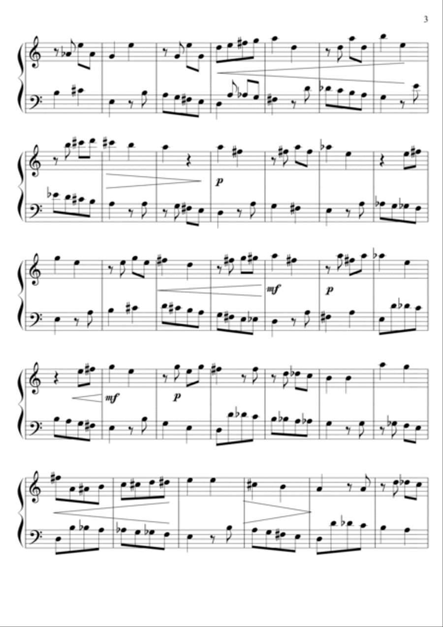 Balacobaco n° 5 Piano Solo scores gallery preview page 3