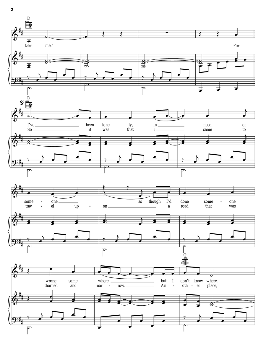 Play Me Piano, Vocal, Guitar scores gallery preview page 2