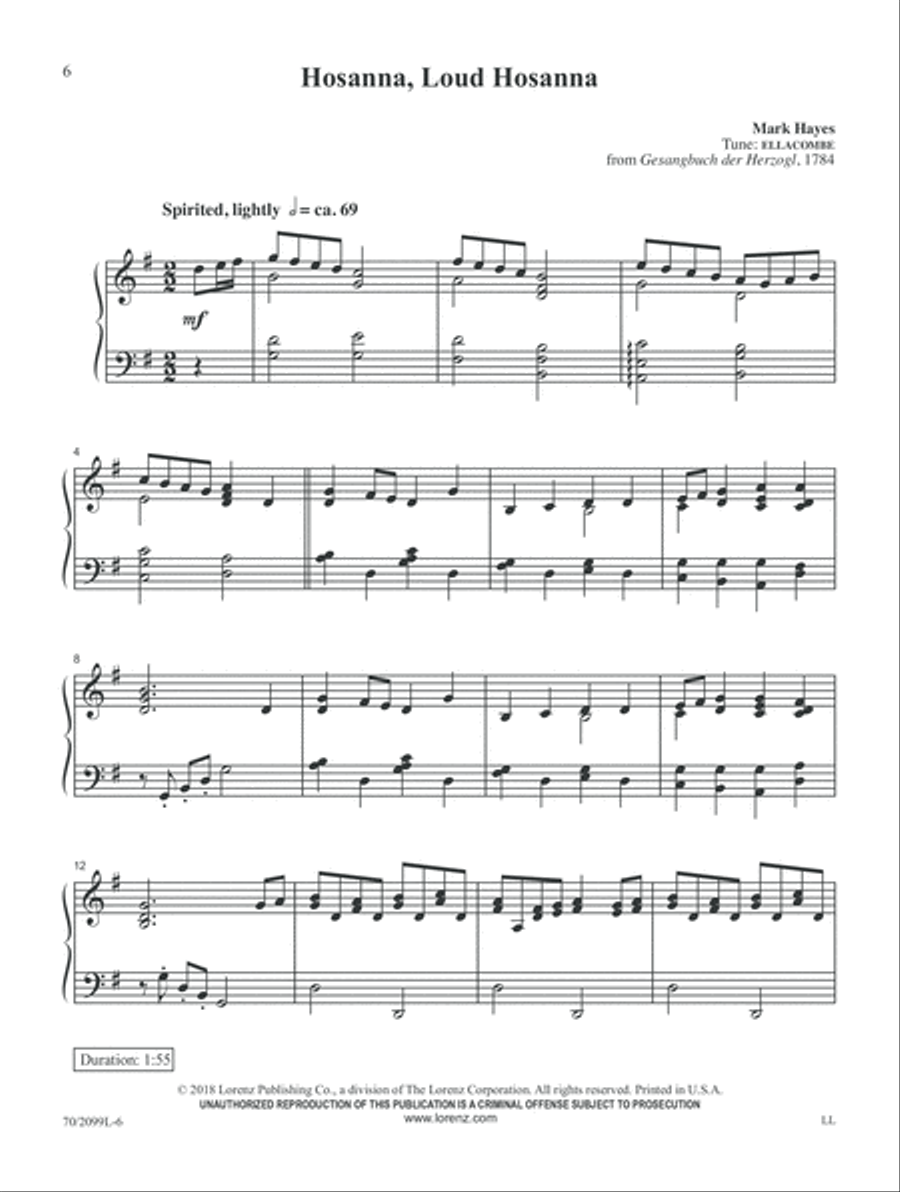 Mark Hayes Miniatures, Vol. 2 (Digital Delivery) Piano Solo scores gallery preview page 6