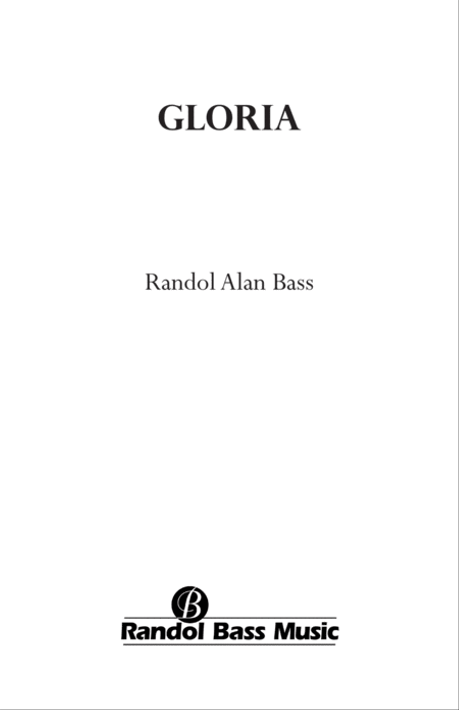 Gloria (TTBB Brass Ensemble Score & Parts)