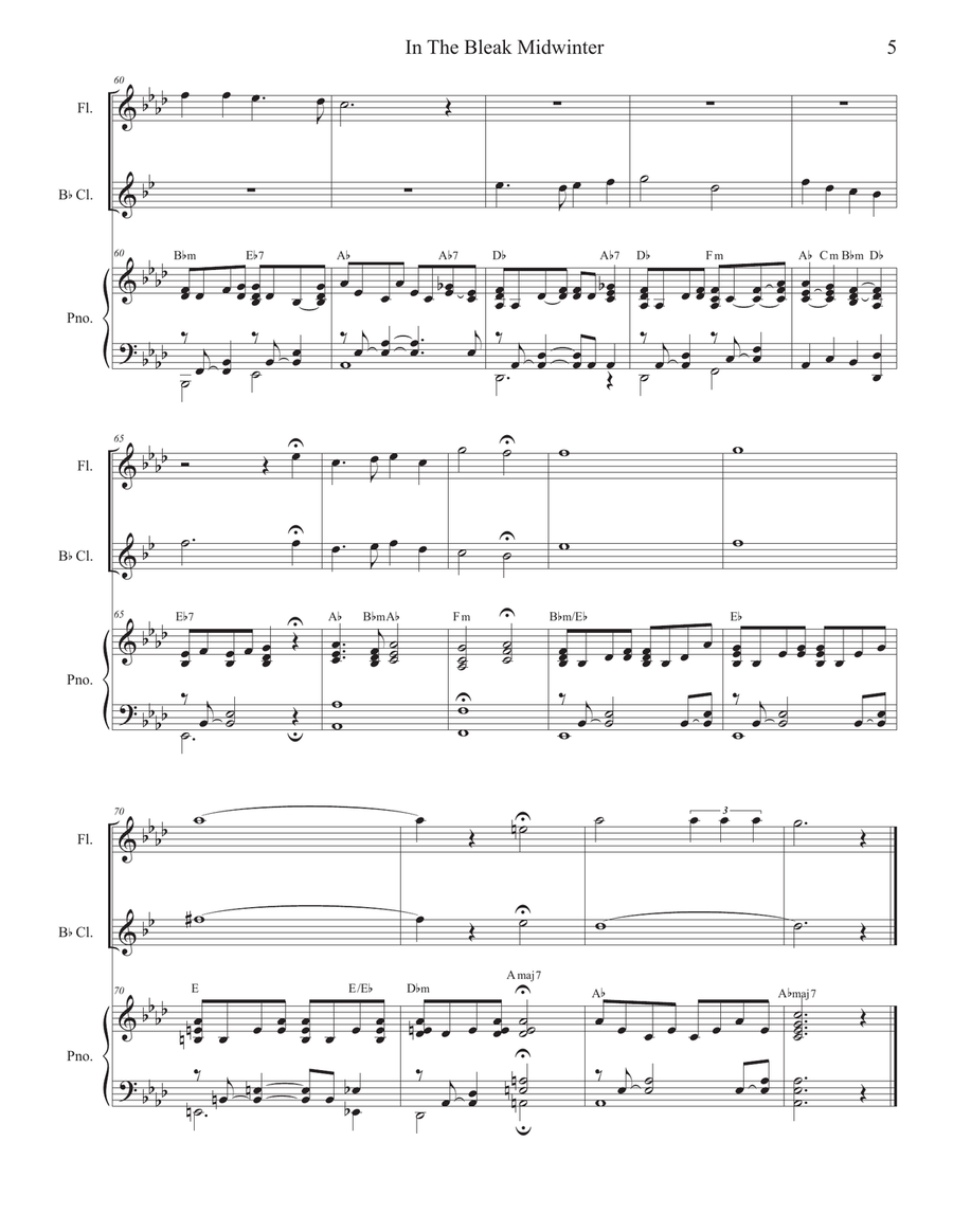 Duets for Flute and Bb-Clarinet for Christmas (Volume 2) Duets for Flute and Bb-Clarinet for Christmas (Volume 2) Woodwind Duet scores gallery preview page 6