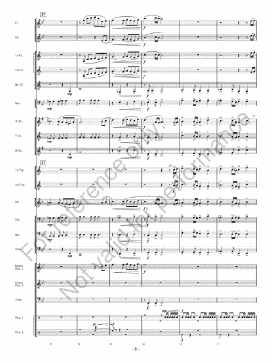 Sedona Concert Band scores gallery preview page 9