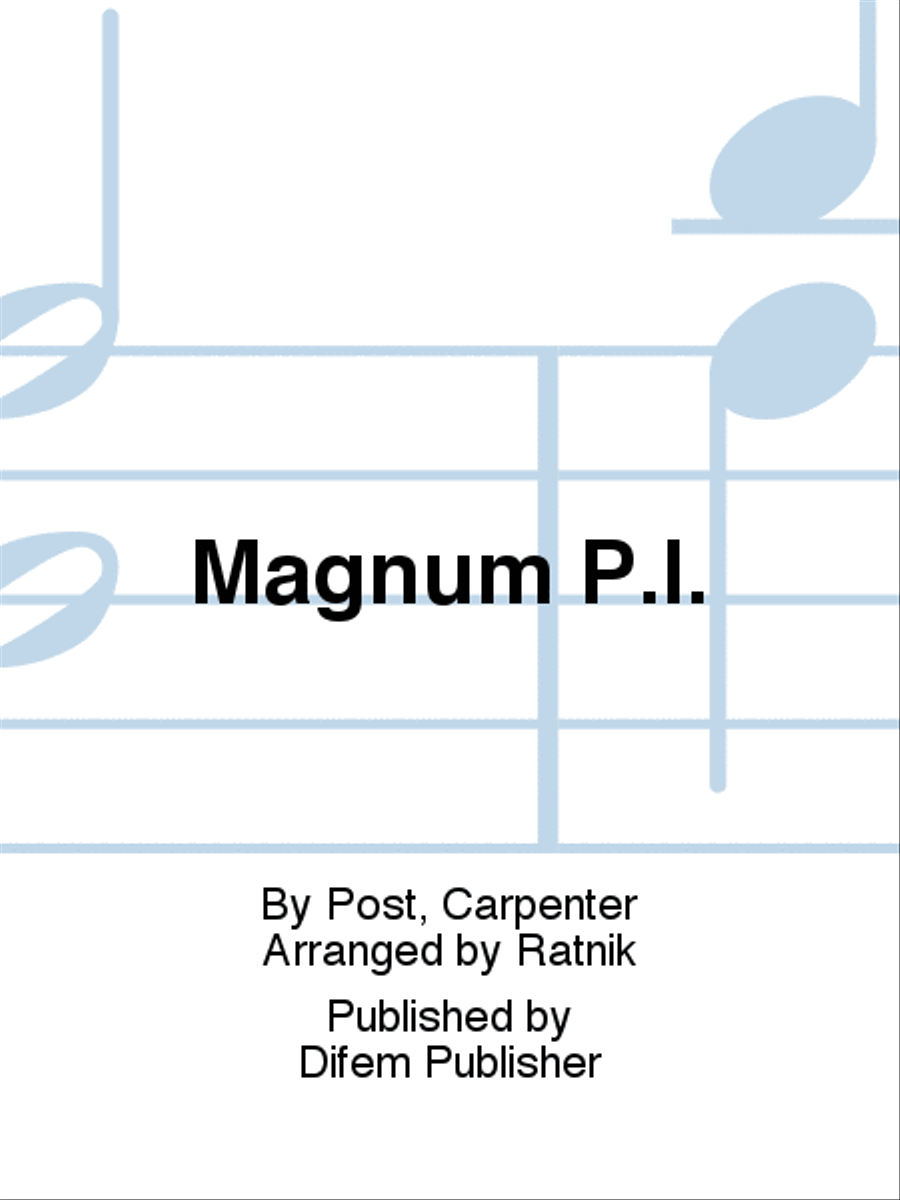 Magnum P.I. Brass Band scores gallery preview page 1