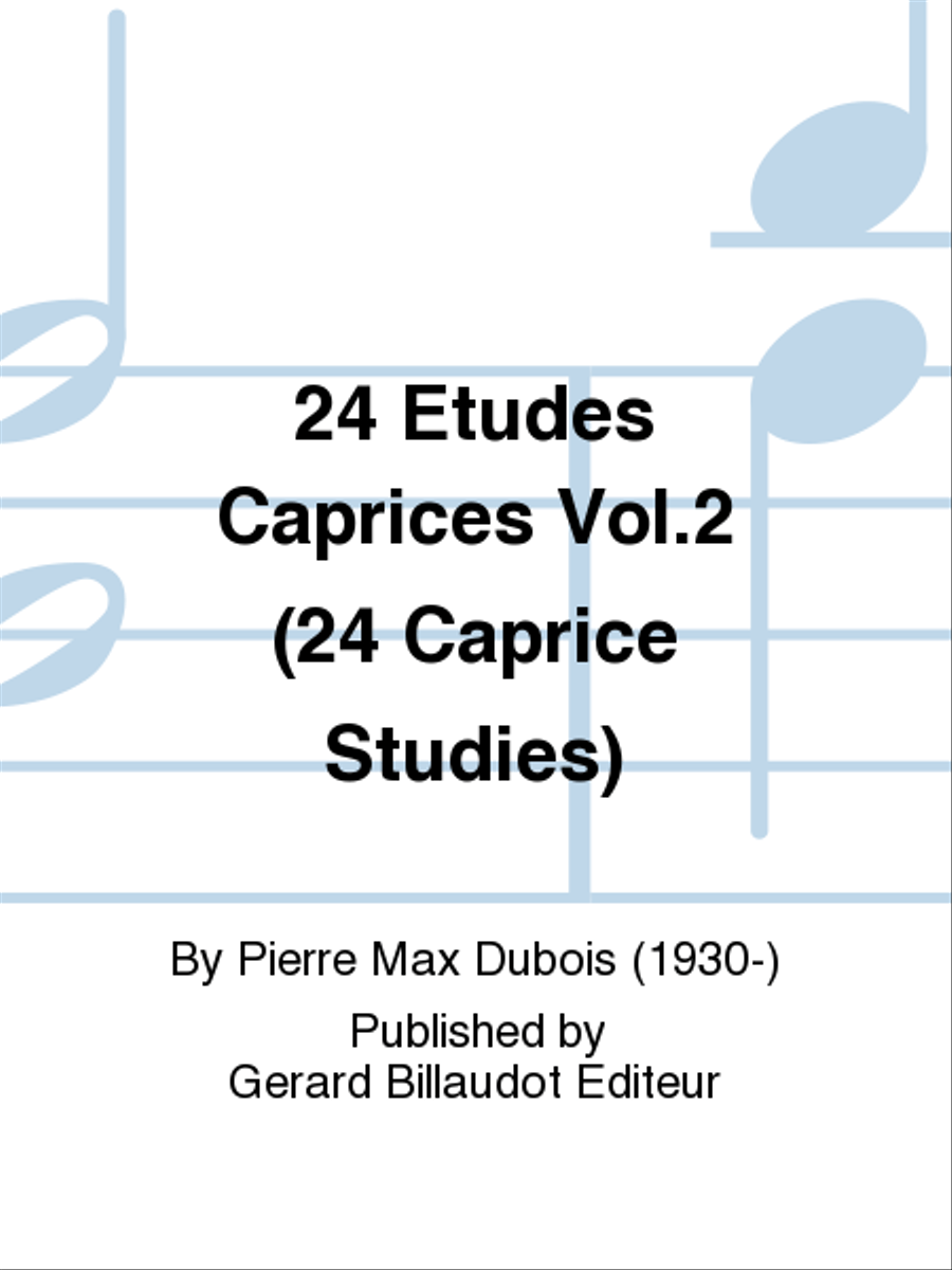 24 Etudes Caprices Vol. 2