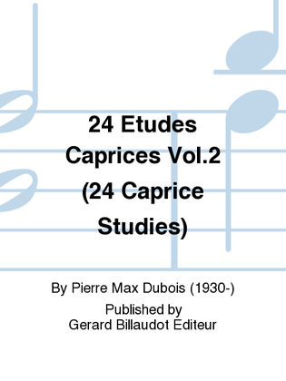 Book cover for 24 Etudes Caprices Vol. 2
