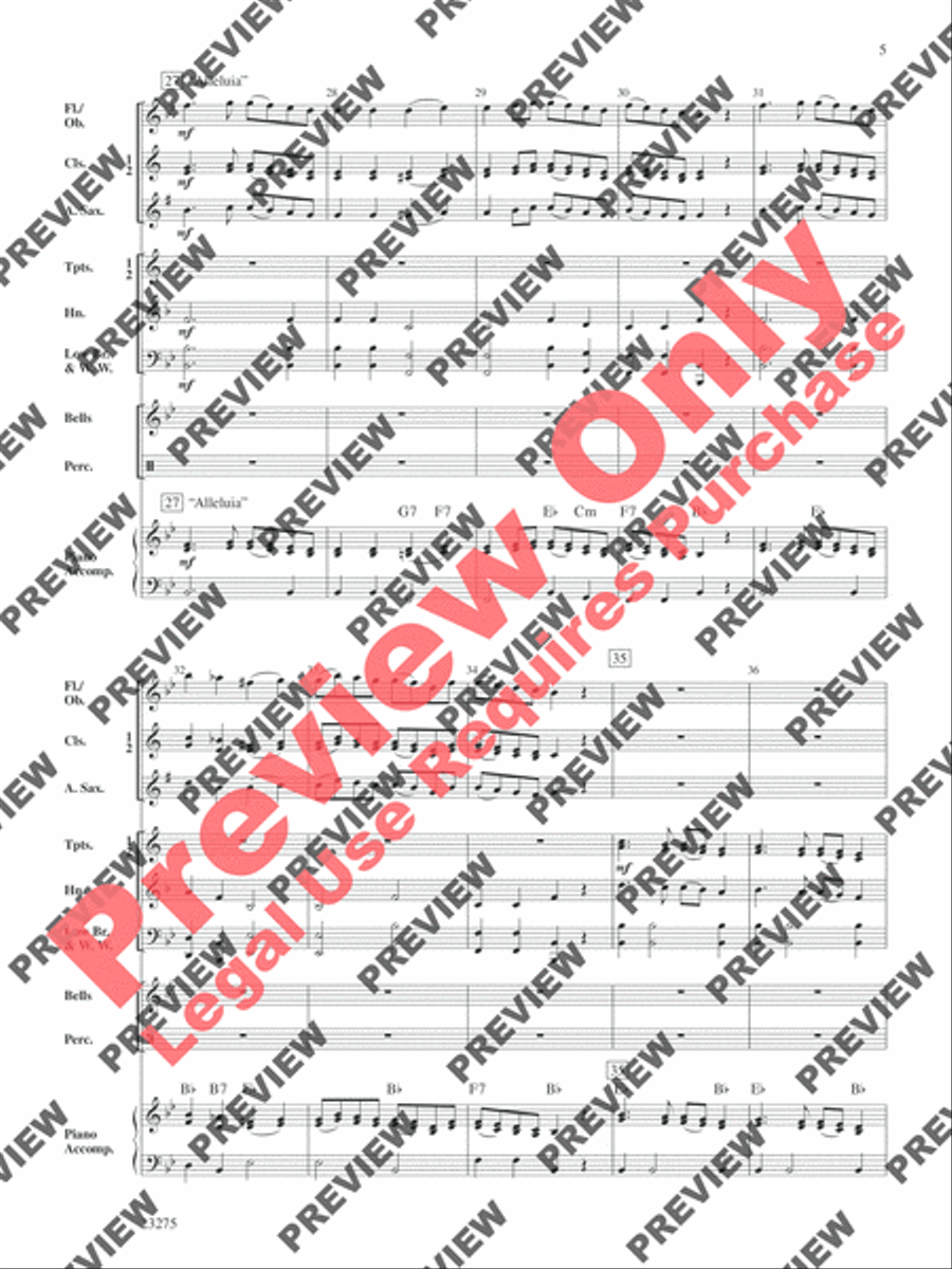 A Mozart Mix Concert Band scores gallery preview page 6