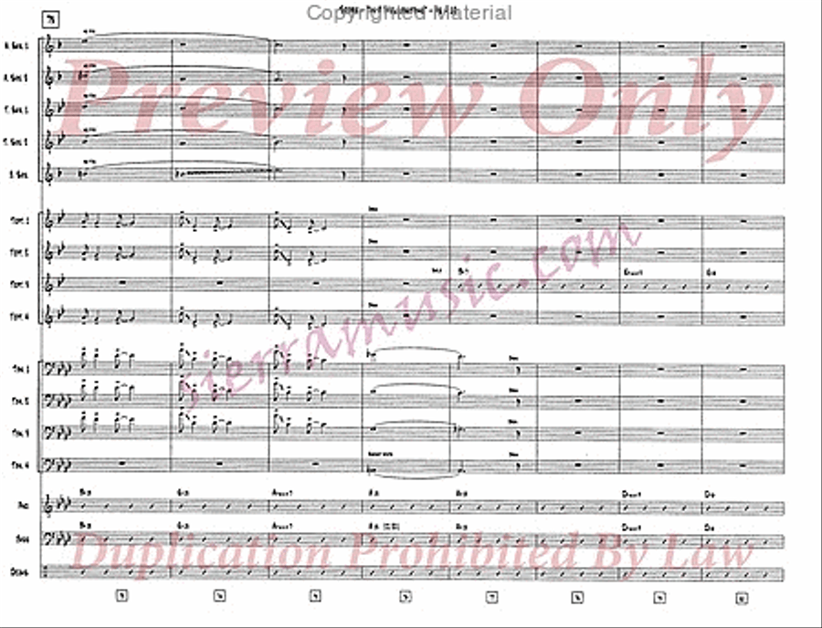 In A Mellow Tone Big Band scores gallery preview page 11