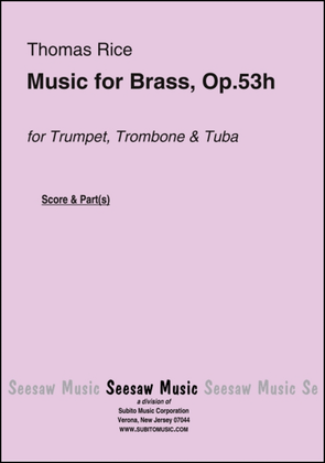 Brass Trio, Op. 53H