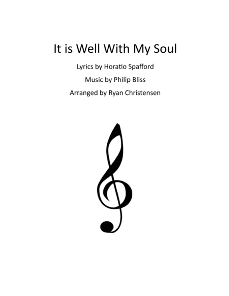 It is Well With My Soul 4-Part scores gallery preview page 1