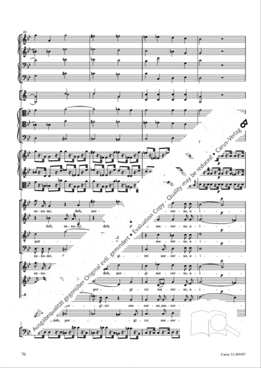 Davide penitente 4-Part scores gallery preview page 83