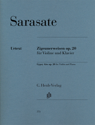 Book cover for Gypsy Airs, Op. 20 (Zigeunerweisen Opus 20)