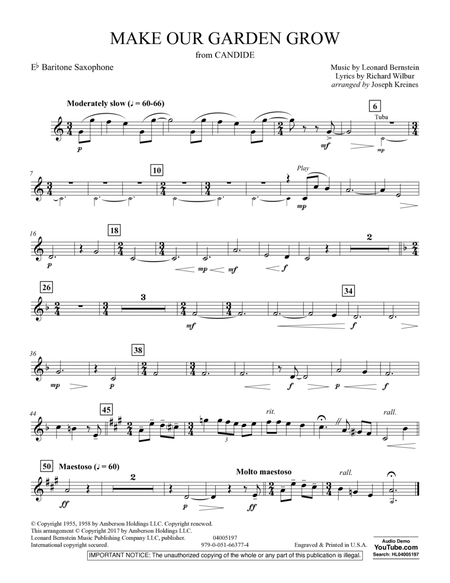 Make Our Garden Grow (from Candide) - Eb Baritone Saxophone