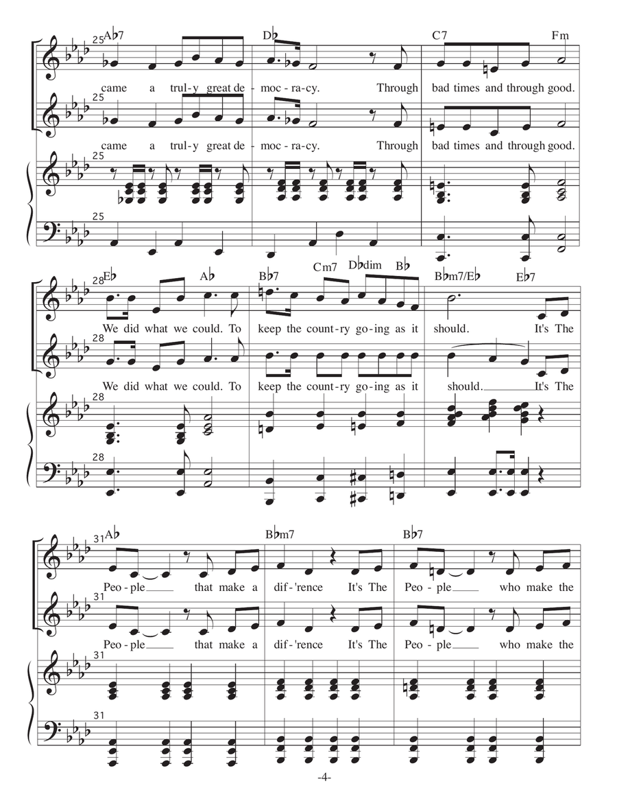It's The People It's The People 2-Part scores gallery preview page 4