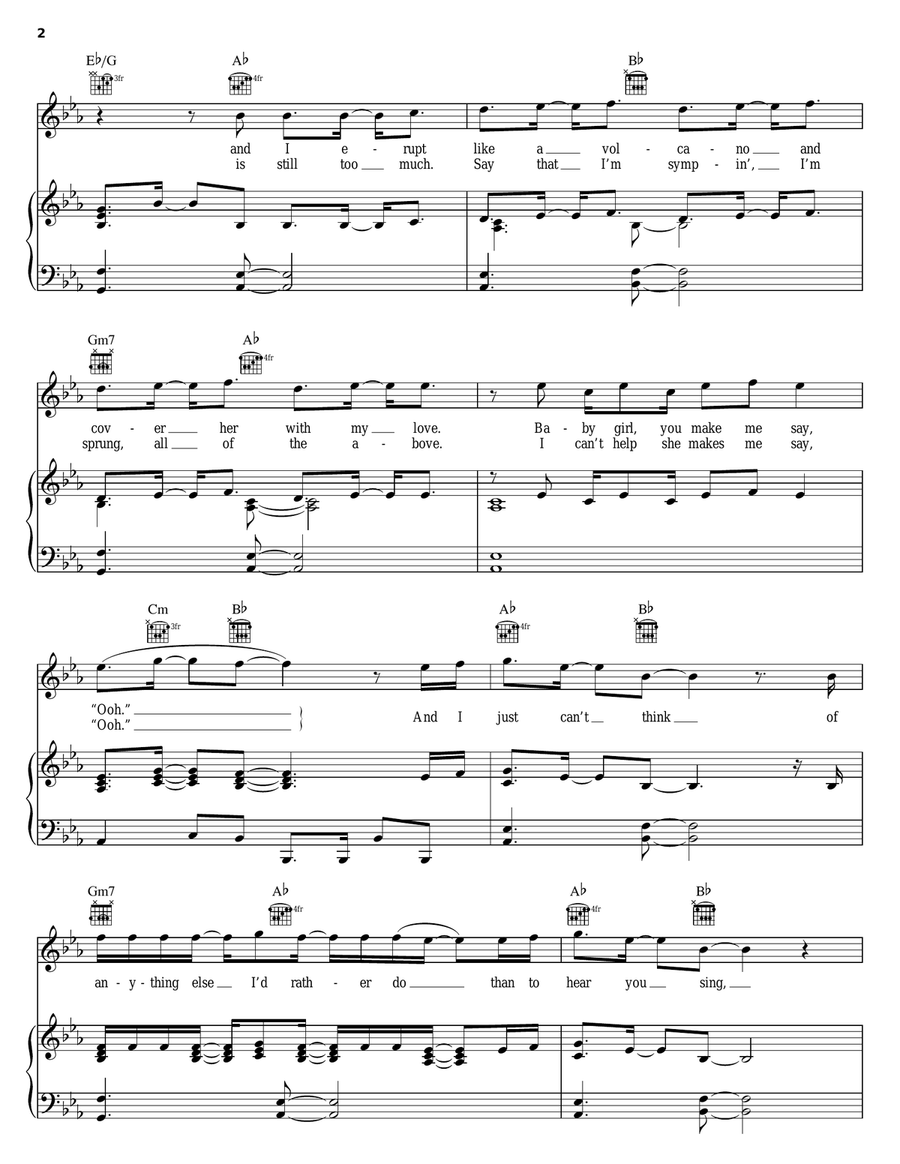 Sexy Love Sexy Love Piano, Vocal, Guitar scores gallery preview page 2