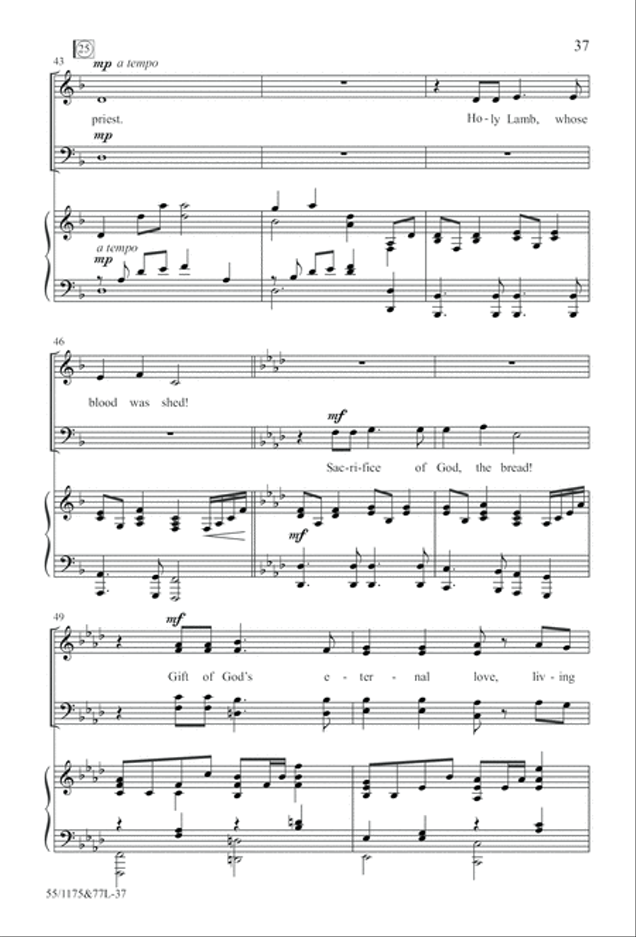 Behold the Lamb! 4-Part scores gallery preview page 38