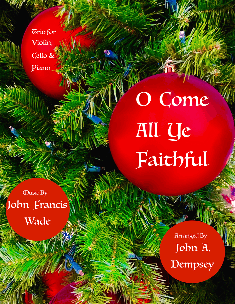 O Come All Ye Faithful (Piano Trio): Violin, Cello and Piano Piano Trio scores gallery preview page 1