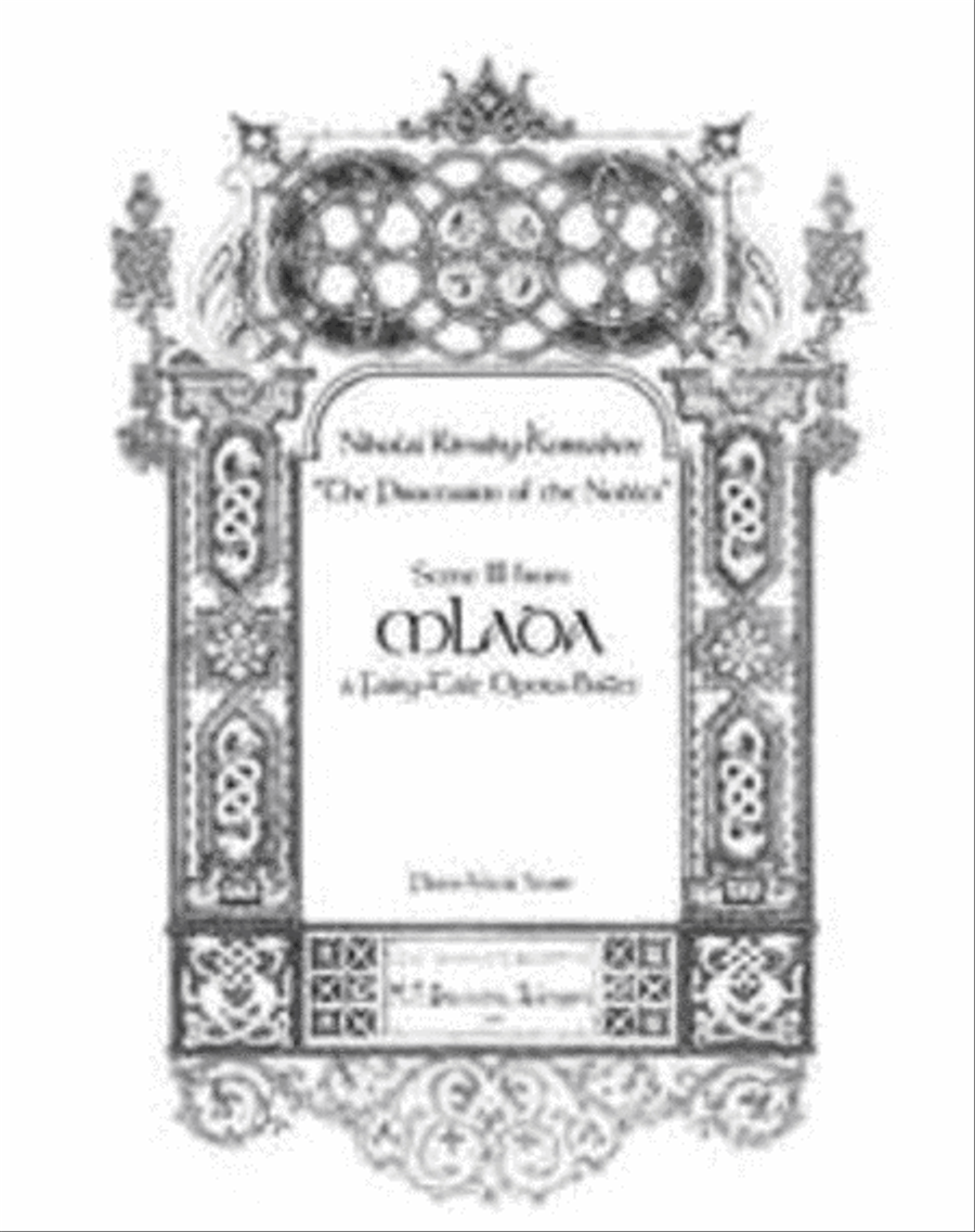 Procession of the Nobles (Scene III from Mlada) - piano vocal score 4-Part scores gallery preview page 1