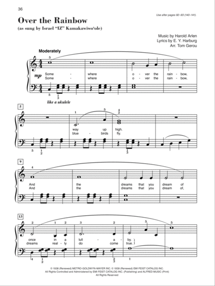 Alfred's Basic Adult Piano Course -- Popular Hits, Book 1 Piano Method scores gallery preview page 5