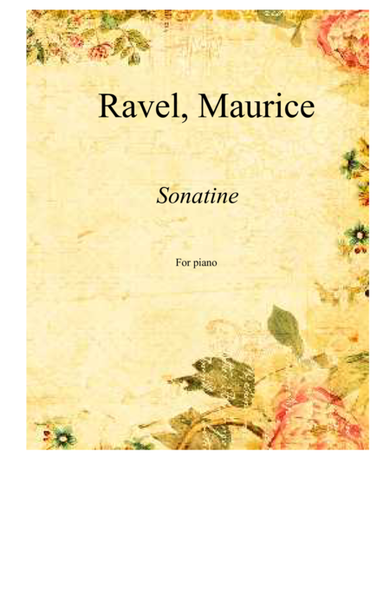 Ravel - Sonatine piano solo