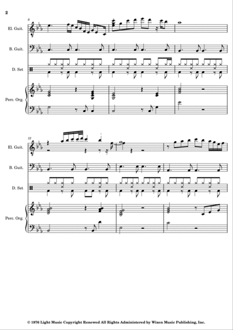 Europa Europa Bass Guitar scores gallery preview page 2