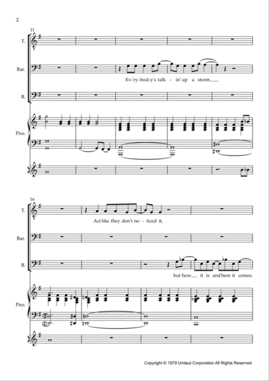 Here Comes The Moon Here Comes The Moon TTBB scores gallery preview page 2