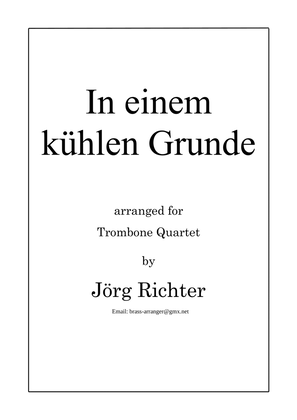 Book cover for In einem kühlen Grunde for Trombone Quartet