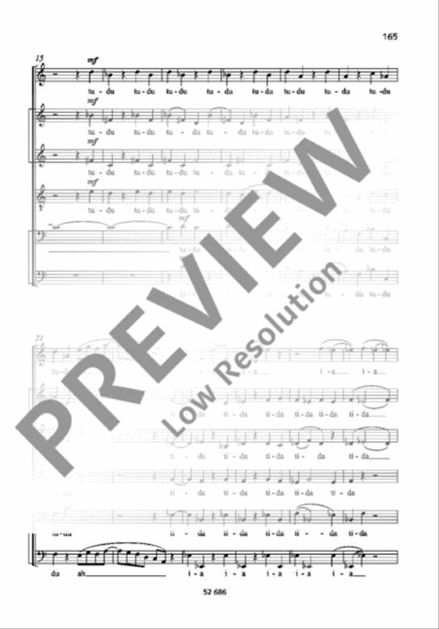 Der Kuckuck und der Esel Mixed Choir scores gallery preview page 3