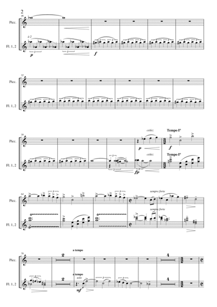 Les murmures du vent (Whispering Wind), transcription for symphonic orchestra - set of parts image number null