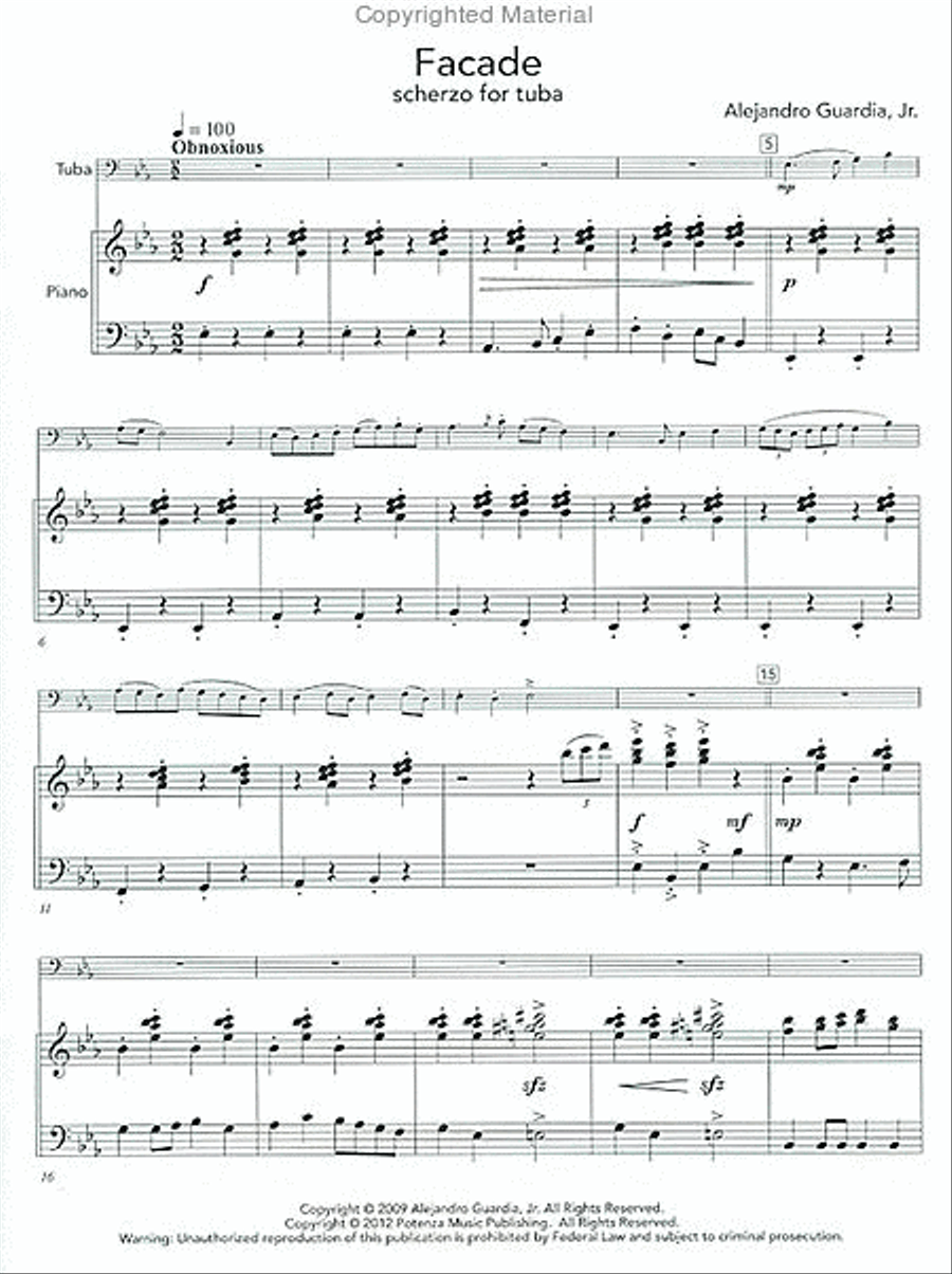 Facade Tuba scores gallery preview page 2