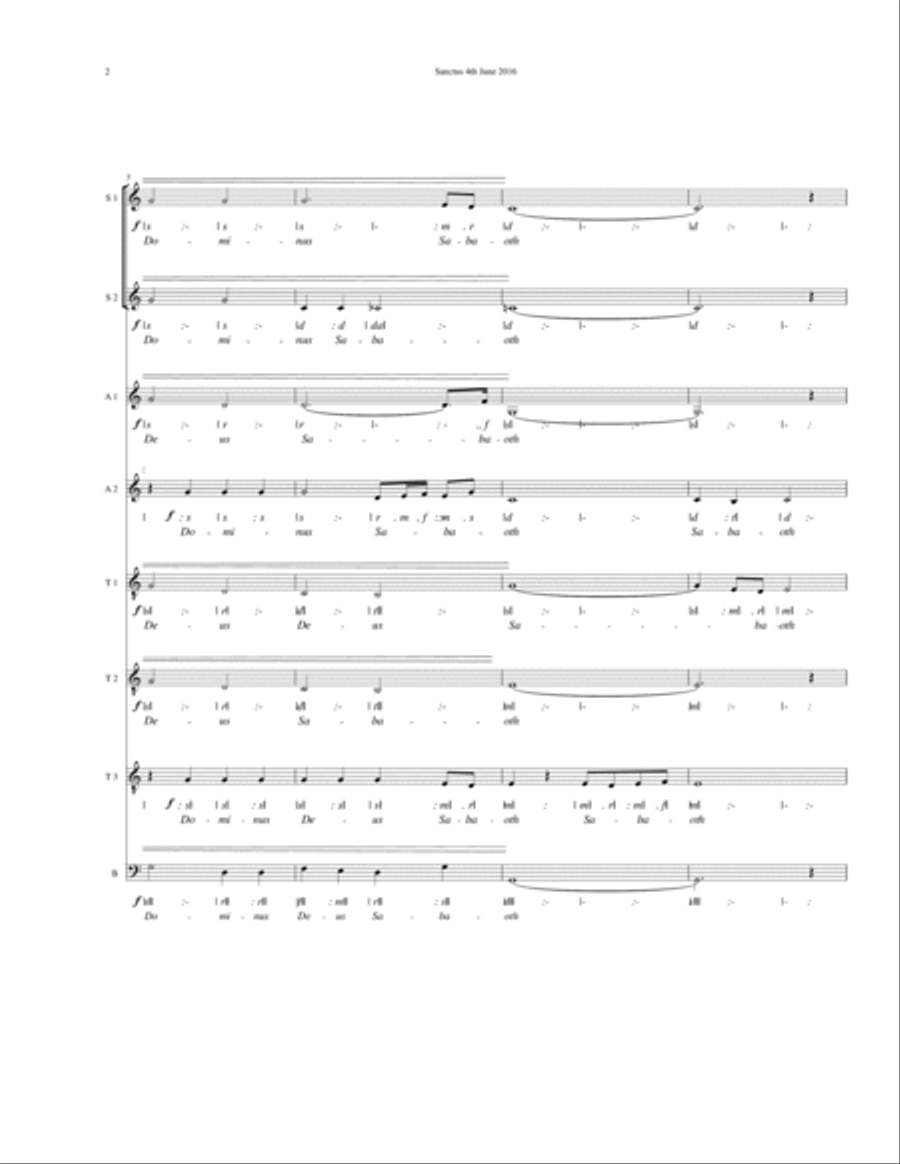 SANCTUS June 2016 SANCTUS June 2016 4-Part scores gallery preview page 2