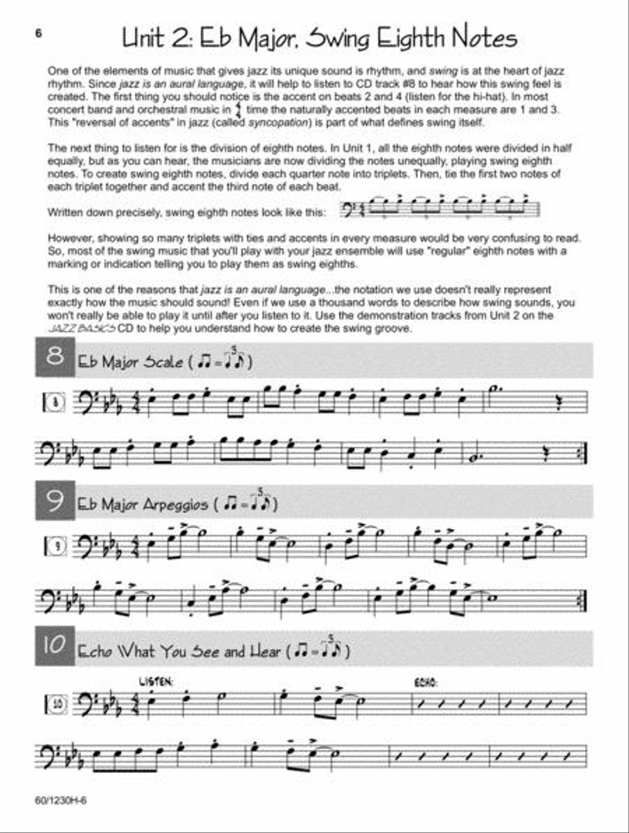 Jazz Basics - Trombone/Baritone B.C. Jazz Ensemble scores gallery preview page 6