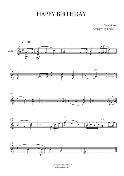 Born To Be – ITZY Born to Be Sheet music for Violin (Solo