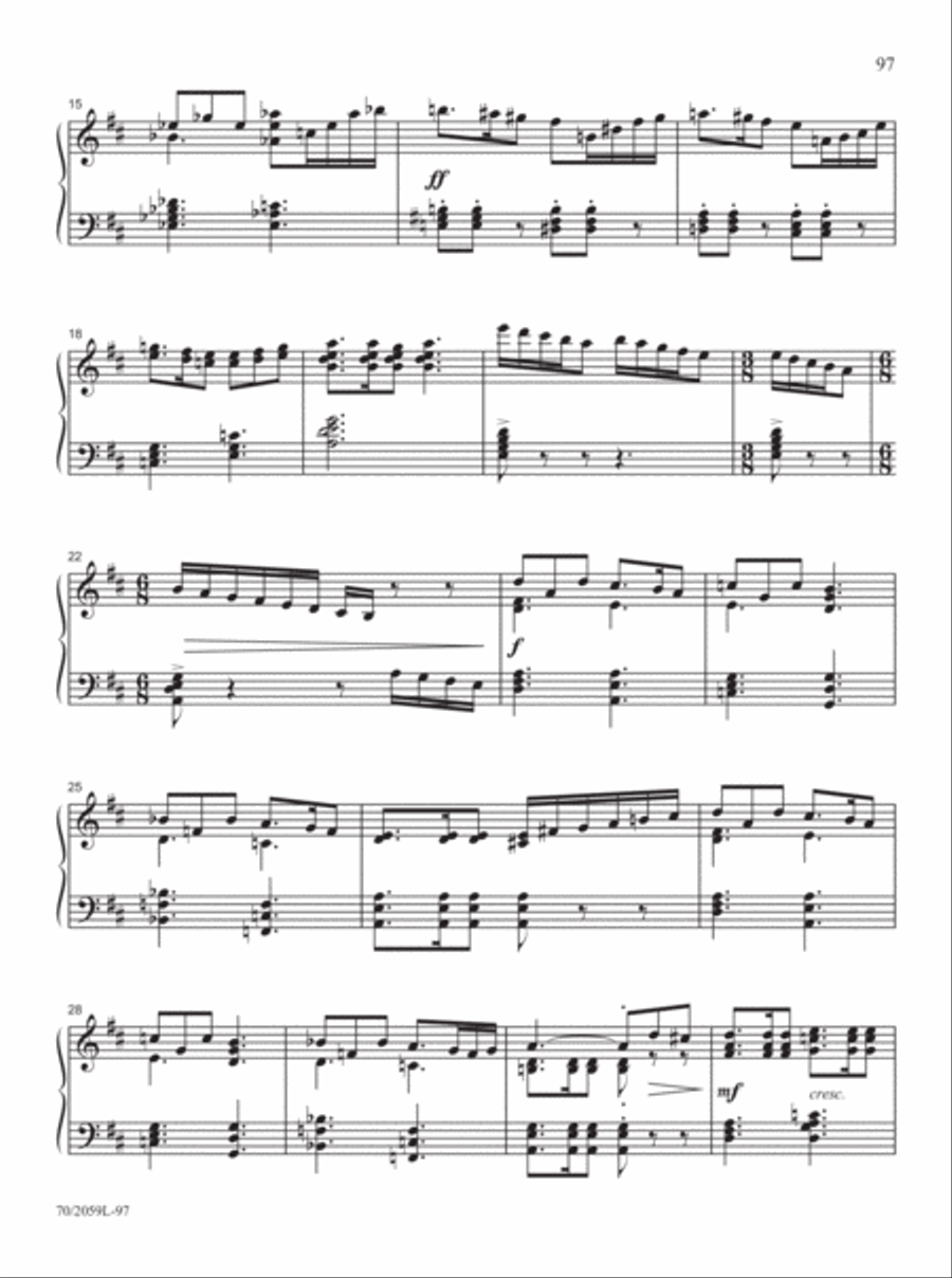 The Church Pianist's Library, Vol. 21 Piano Solo scores gallery preview page 56