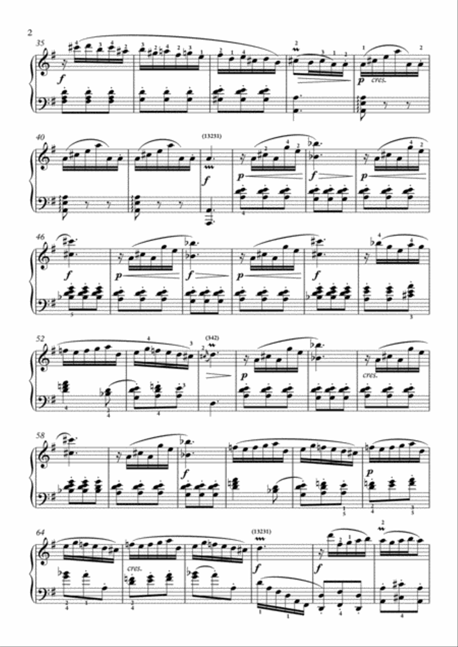 Scarlatti-Sonata in G-Major L.204 K.105(piano) Piano Solo scores gallery preview page 3