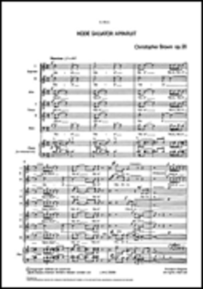 Christopher Brown: Hodie Salvator Apparuit for SATB Chorus With Soli