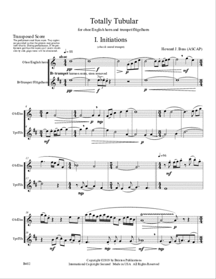 Totally Tubular English Horn scores gallery preview page 2