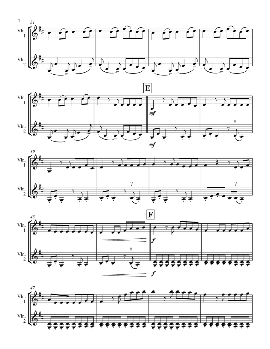 Something Just Like This String Duet scores gallery preview page 4
