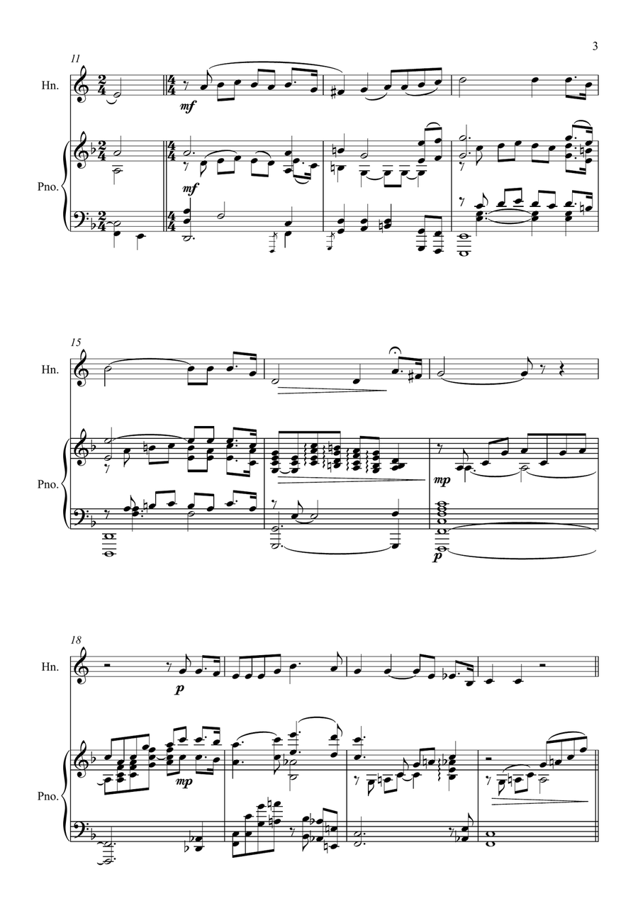 Nessun dorma Nessun dorma Piano scores gallery preview page 3