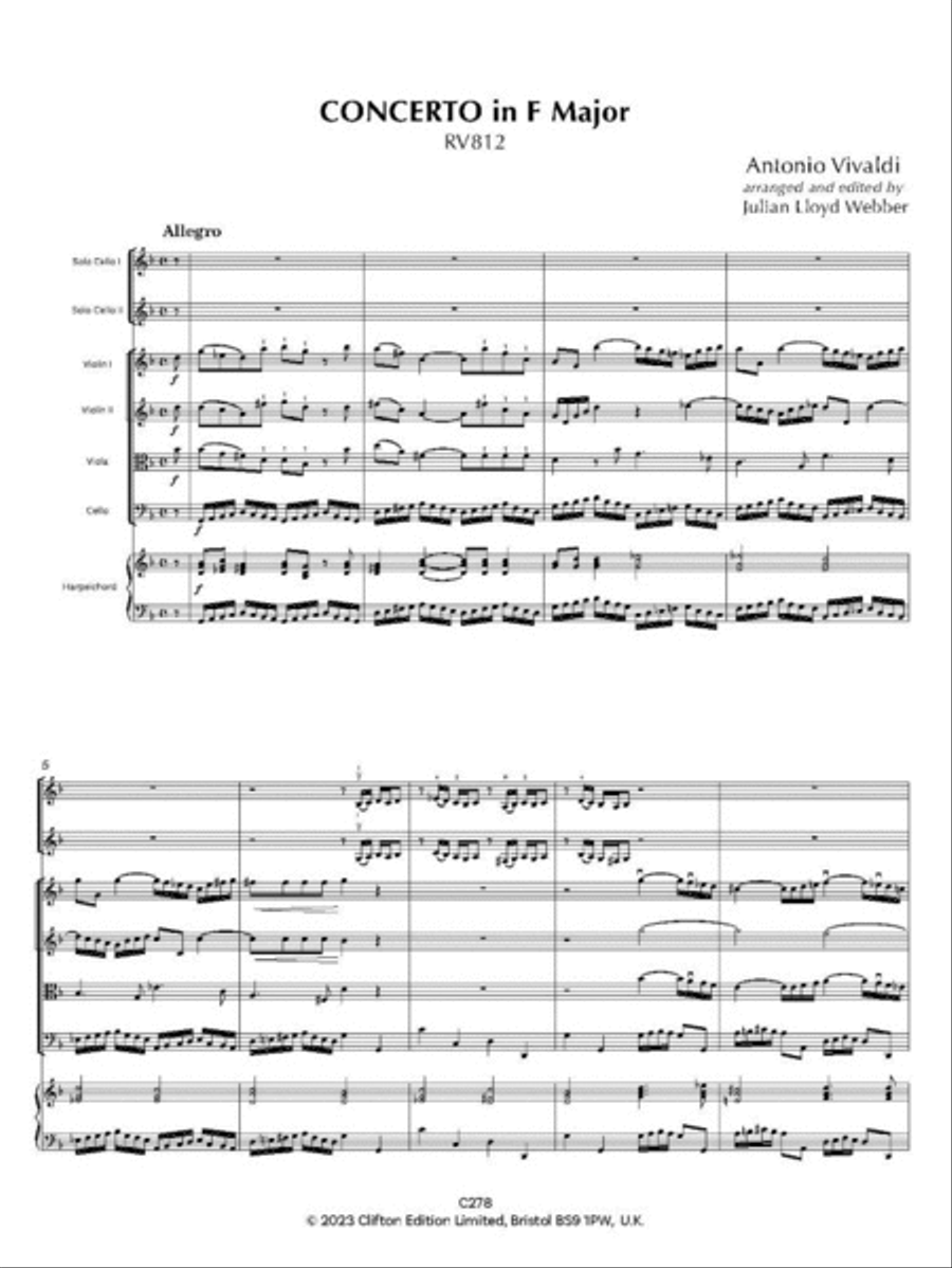 Concerto in G minor RV81 Score scores gallery preview page 3