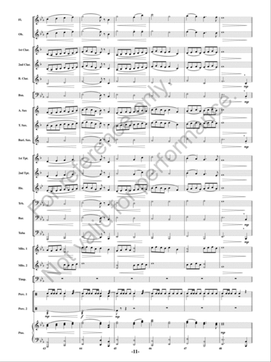 Solitude Solitude Concert Band scores gallery preview page 10