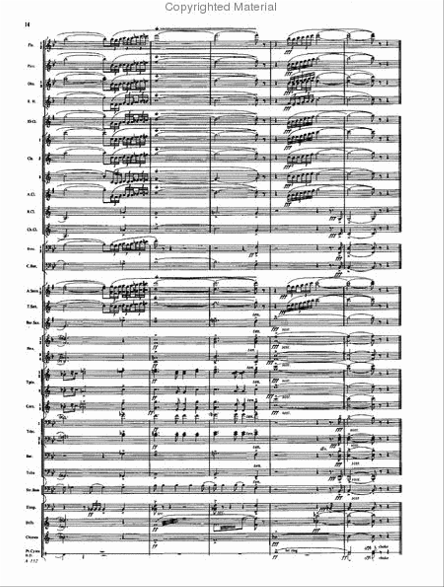 Rushmore Concert Band scores gallery preview page 12