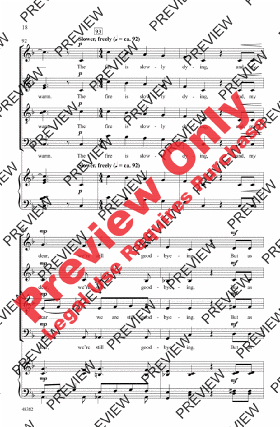 Let It Snow! Let It Snow! Let It Snow! 4-Part scores gallery preview page 18