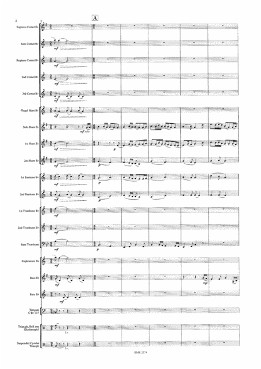 A Scottish Cradle Song Brass Band scores gallery preview page 5